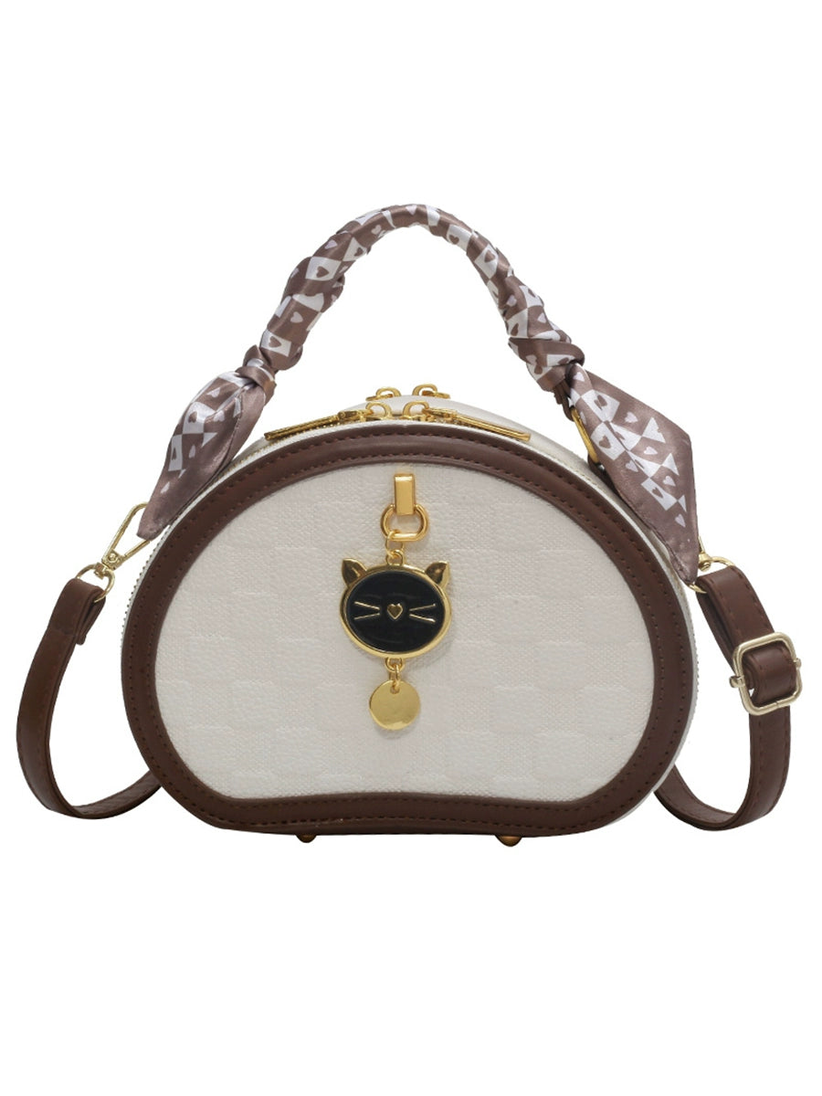 Niche Design Small Bag Women 2024 New Versatile Popular High-Grade Portable Small round Bag Cute Messenger Bag